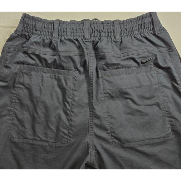 Nike Dri-fit Men Golf Pant Cargo CV7950-010 Zipper Pocket Black Size M (30x28.5) - Picture 11 of 12